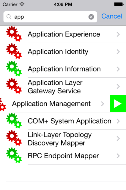 Service Search Service Search